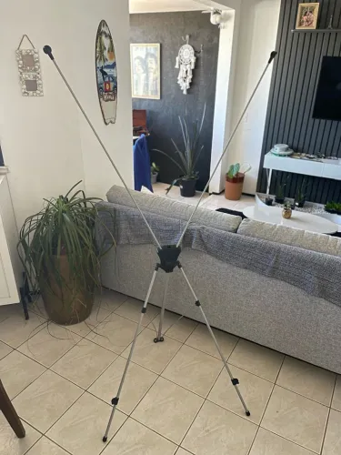Suporte tripé para banner