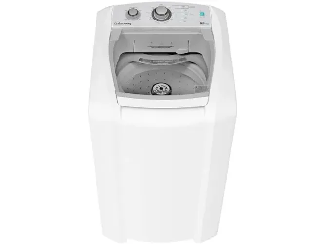 Máquina de Lavar Roupas 12 Kg Colormaq LCA - Sistema Antimanchas, Filtro Duplo de Fiapos,