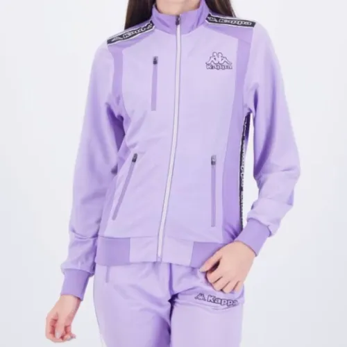 Jaqueta feminina Kappa original lilás - veste M e P - Nova sem uso