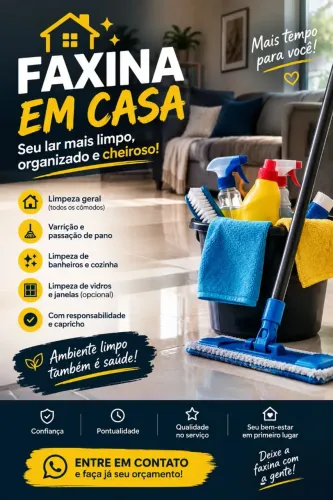 Limpeza doméstica