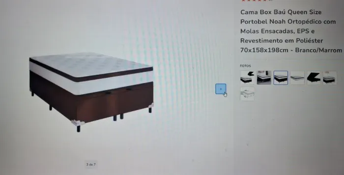 Cama Box Baú Queen Molas Ensacadas