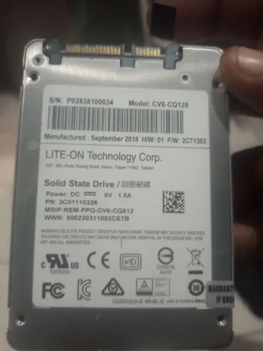 SSD de 128 gigas
