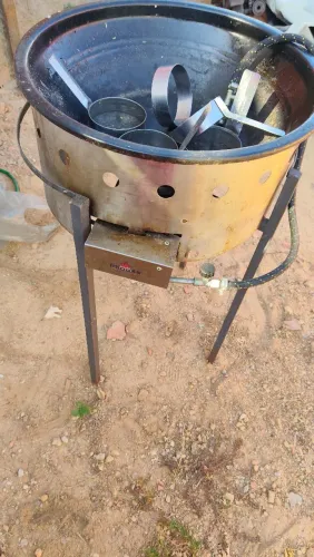 Frigideira para batata frita tamanho grande