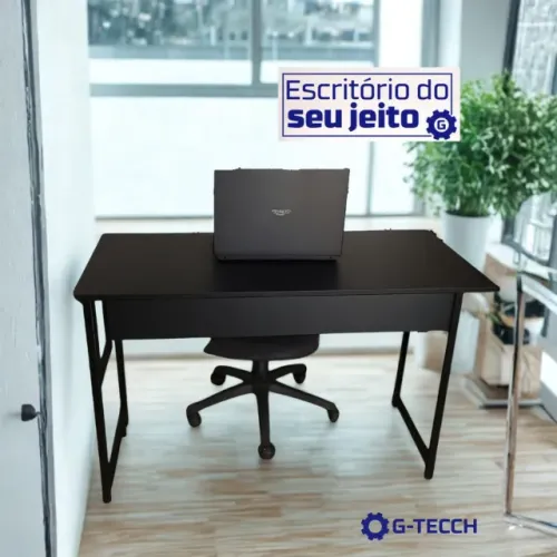 Birô Reforçado 1,1m NOVO Birô Multiuso Industrial para Computador Notebook Estudo Gamer