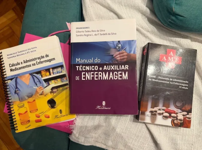 Livros de estudo enfermagem