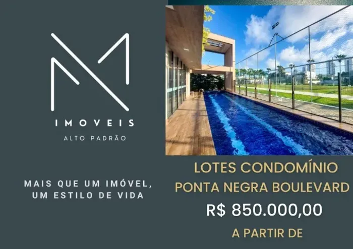Lote em Condominio Ponta negra Boulevard 