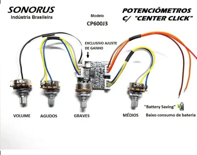 Circuito contrabaixo Sonorus