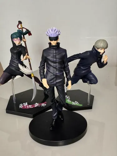 Kit Jujutsu Kaize Gojo, Maki, Toge - ORIGINAL -SEM CAIXA