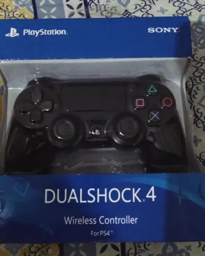 Controle PS4 NOVO Sem Fio Compatível Com PS5, PC Touchscreen Mousepad Com Carregador Novo