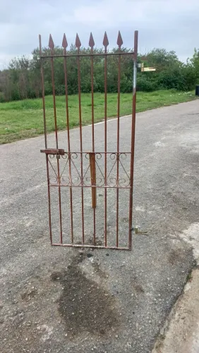 Porta social ferro maciço. 
