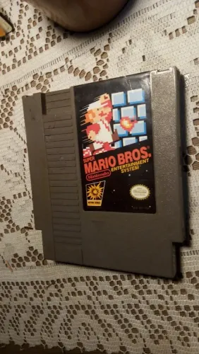 NINTENDINHO NES JOGO ORIGINAL MÁRIO BROS TOP TODO ORIGINAL 