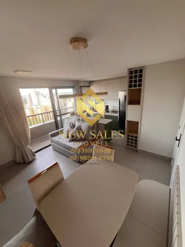 Apartamento- 2 quartos, 1 suíte, 62m², mobiliado, 1 vaga- Setor Aeroporto