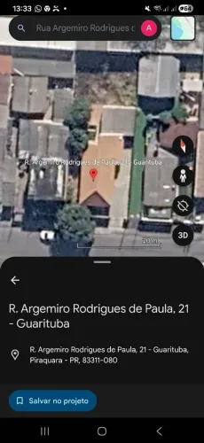 Vendo terreno fundos