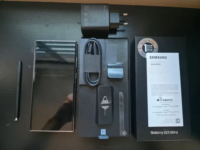 S23 Ultra 512gb com Trincado na Tela (Informações na Descrição)