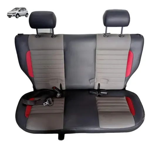 Banco Acento Encosto Traseiro Volkswagen Fox 2015 2016 /2018 Preto