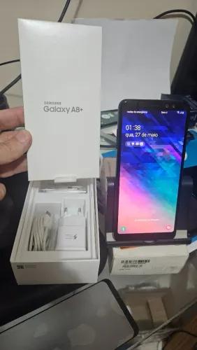 Samsung Galaxy A8+ 64 GB preto 4 GB RAM