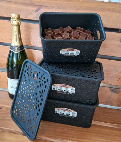 3 caixas organizadoras 25 reais