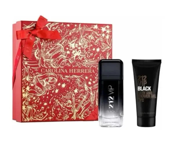 Perfume 212 Vip Black EDP 100ml KIT Masculino