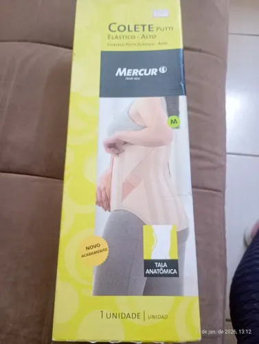 Colete Putti Elástico Alto Mercur - Tamanho M