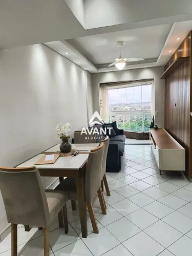 Apartamento Mobiliado para Locação Definitiva no Caiçara, Praia Grande/SP.
