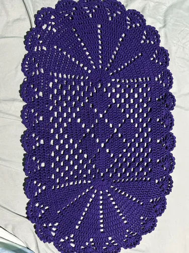 Tapete de crochê 75x47
