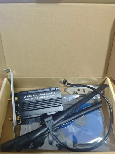 Adaptador wi-fi 6Pcie express mini com bluetooth