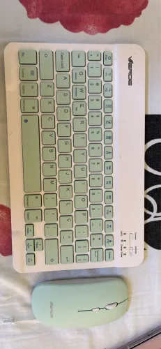 Teclado e mouse para tablet 