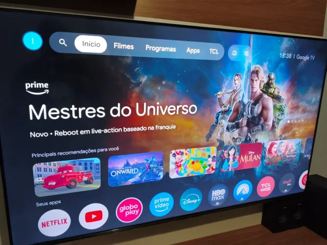 Televisão 55 smart Android 4k Qled .