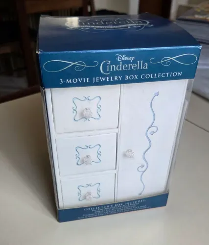 Cinderella Disney Edição Definitiva Caixa de Joias Com 6 discos RARIDADE