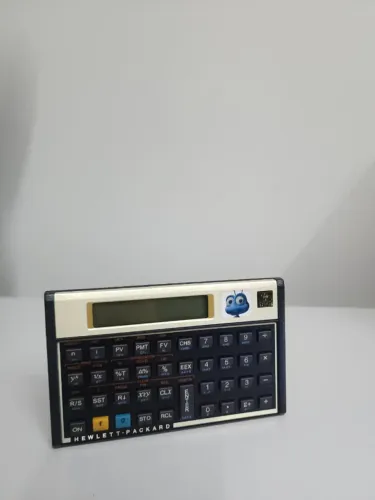Calculadora Financeira HP 12C Original com Capa de Couro