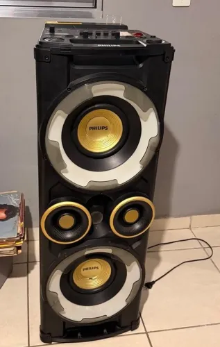 Caixa de Som Mini System Philips Nitro NX5 - Usado (NÃO LIGA)