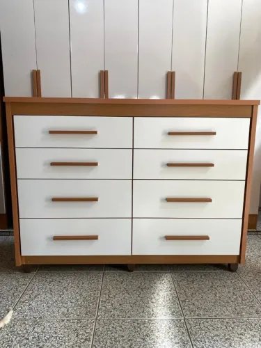 Cômoda Casal 8 Gavetas Nova na Promoção 