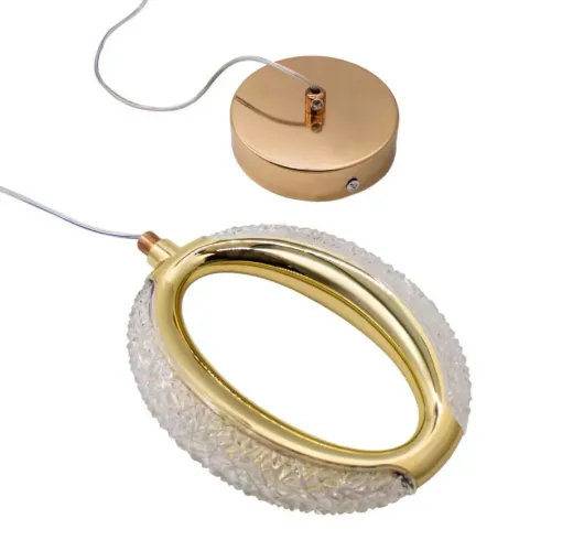 Luminária pendente cristal 