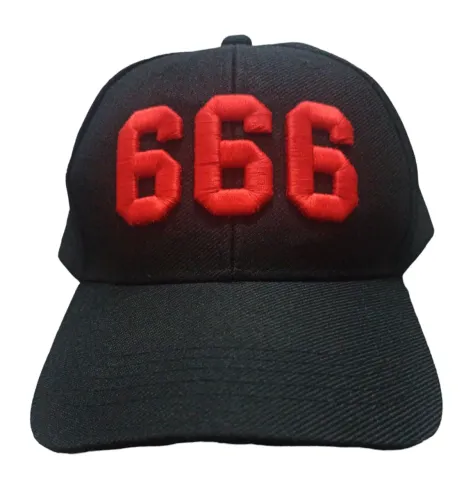 Boné 666 do show do Paul D'Ianno em SP