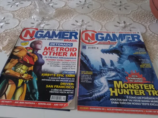 Revista N gamer números 33 e 39 .