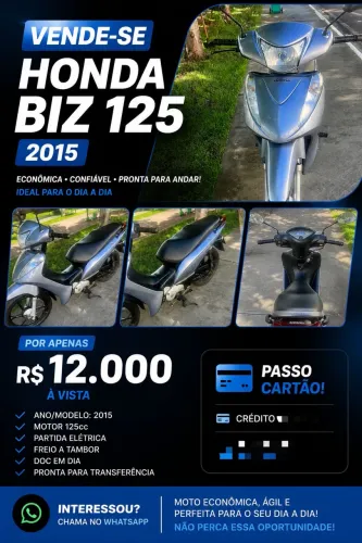 Honda biz 125 2015