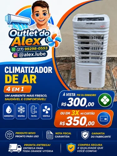 Climatizador de ar Britânia- Novo