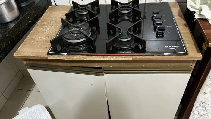 Fogão cooktop 4 bocas