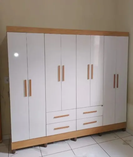 Roupeiro Nature off white - Entregamos e montamos