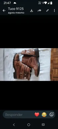 Bota número 38