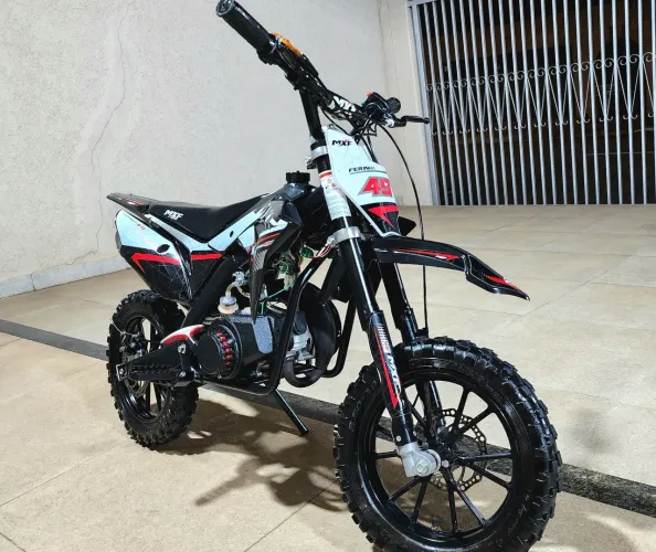 Mini Moto Infantil MXF FERINHA 49CC (gasolina) com  partida elétrica<br><br>R$ 3.000,00 <br><br>