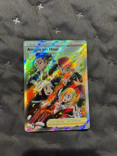 Carta Pokémon amigos em hisui