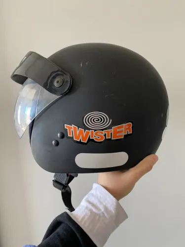 Capacete Fly Aberto Twister Preto - Tamanho 58