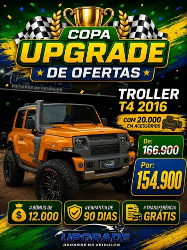 Troller T-4 4X4 3.2 20V TDI Cap. Rígida Diesel 2016