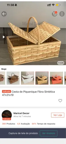 Vendo CESTA PIQUENIQUE + Dois forros grandes de piquenique vermelha e branca. R$ 80,00
