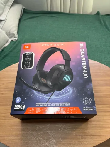 JBL, Headset Gamer, Quantum 400 - Novo/Lacrado
