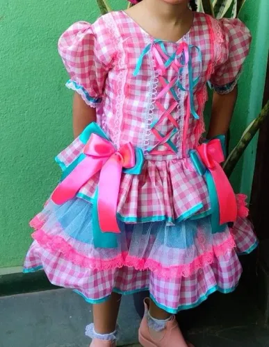 Vestido 4 anos quadrilha