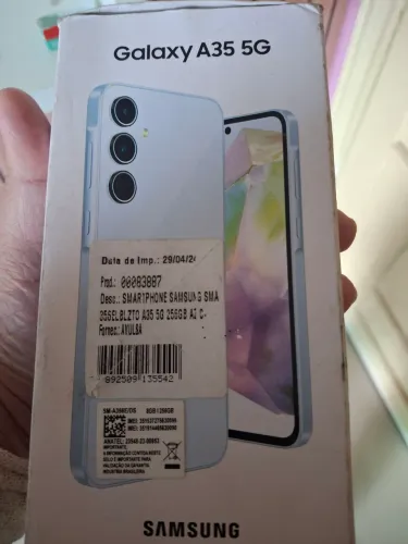 A35 256 gb com defeito 