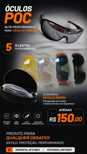 Óculos esportivo