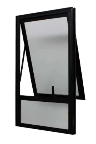 Janela vitrô - Maxim ar com bandeira fixa 80x80